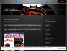 Tablet Screenshot of lobocinepata.wordpress.com