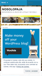 Mobile Screenshot of nosolopaja.wordpress.com