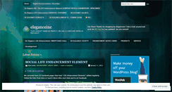 Desktop Screenshot of eleganceinc.wordpress.com