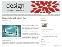 Tablet Screenshot of designwithoutcompromise.wordpress.com