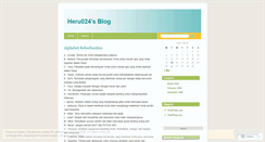 Desktop Screenshot of heru024.wordpress.com