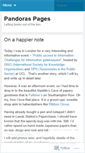 Mobile Screenshot of pandoraspages.wordpress.com