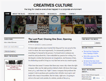 Tablet Screenshot of creativesculture.wordpress.com