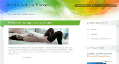 Desktop Screenshot of alicialeedsescort.wordpress.com