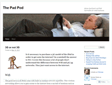 Tablet Screenshot of padpod.wordpress.com