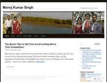 Tablet Screenshot of manojsingh1078.wordpress.com