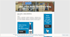 Desktop Screenshot of maisativamodaesportiva.wordpress.com