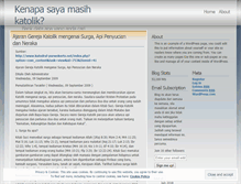 Tablet Screenshot of katolikmenjawab.wordpress.com