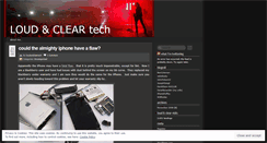 Desktop Screenshot of loudandcleartech.wordpress.com