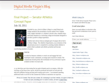 Tablet Screenshot of digitalmediavirgin.wordpress.com