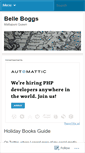 Mobile Screenshot of belleboggs.wordpress.com