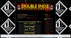 Desktop Screenshot of doubleendzentertainment.wordpress.com