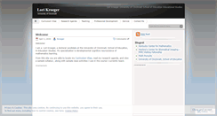 Desktop Screenshot of lkroeger.wordpress.com