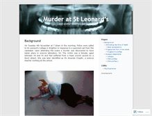 Tablet Screenshot of crimeinvestigations.wordpress.com