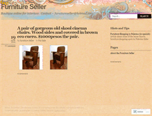 Tablet Screenshot of furnitureseller.wordpress.com