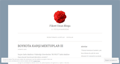 Desktop Screenshot of fikretuzun.wordpress.com