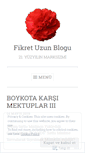 Mobile Screenshot of fikretuzun.wordpress.com