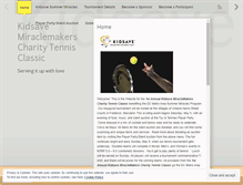 Tablet Screenshot of kidsavetennisclassic.wordpress.com