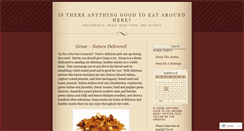 Desktop Screenshot of anygoodfoodhere.wordpress.com