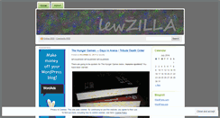 Desktop Screenshot of lewzilla.wordpress.com