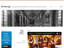 Tablet Screenshot of bezucog.wordpress.com
