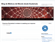 Tablet Screenshot of medicosdelmundoguatemala.wordpress.com