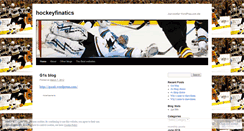 Desktop Screenshot of hockeyfinatics.wordpress.com