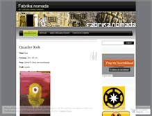 Tablet Screenshot of fabrikanomada.wordpress.com