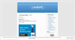 Desktop Screenshot of landeblog.wordpress.com