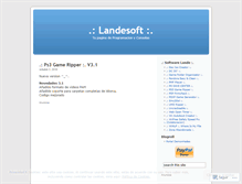Tablet Screenshot of landeblog.wordpress.com