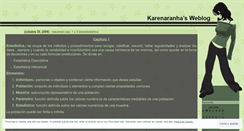 Desktop Screenshot of karenaranha.wordpress.com