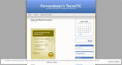 Desktop Screenshot of fernandosax.wordpress.com