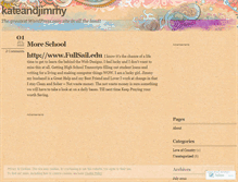Tablet Screenshot of kateandjimmy.wordpress.com