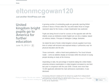 Tablet Screenshot of eltonmcgowan120.wordpress.com