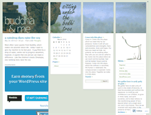Tablet Screenshot of buddhaandme.wordpress.com