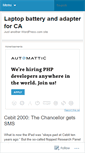 Mobile Screenshot of batterycanada.wordpress.com