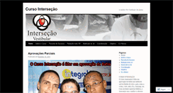 Desktop Screenshot of cursointersecao.wordpress.com