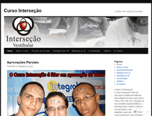 Tablet Screenshot of cursointersecao.wordpress.com