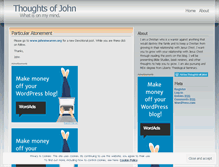 Tablet Screenshot of johnwarren.wordpress.com