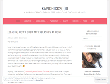Tablet Screenshot of kavichick2000.wordpress.com