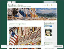 Tablet Screenshot of bethpalserstudio.wordpress.com