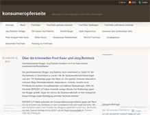 Tablet Screenshot of konsumeropferseite.wordpress.com