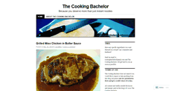 Desktop Screenshot of cookingbachelor.wordpress.com
