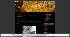 Desktop Screenshot of cannellepaprika.wordpress.com