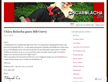 Tablet Screenshot of chicabolacha.wordpress.com