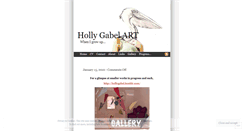 Desktop Screenshot of hollygabel.wordpress.com