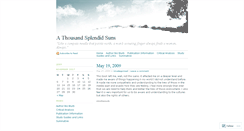 Desktop Screenshot of 1000splendidsuns.wordpress.com