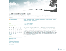 Tablet Screenshot of 1000splendidsuns.wordpress.com