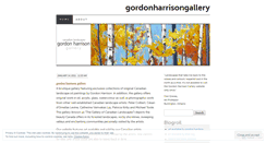 Desktop Screenshot of gordonharrisongallery.wordpress.com