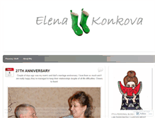 Tablet Screenshot of elenakonkova.wordpress.com